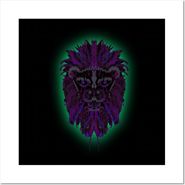 Leo 1c Black Wall Art by Boogie 72